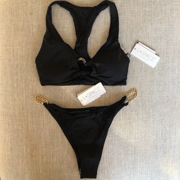 L*Space Racerback Jaylo top + Van Damme bottom (size XL)  NWT - Picture 7 of 9